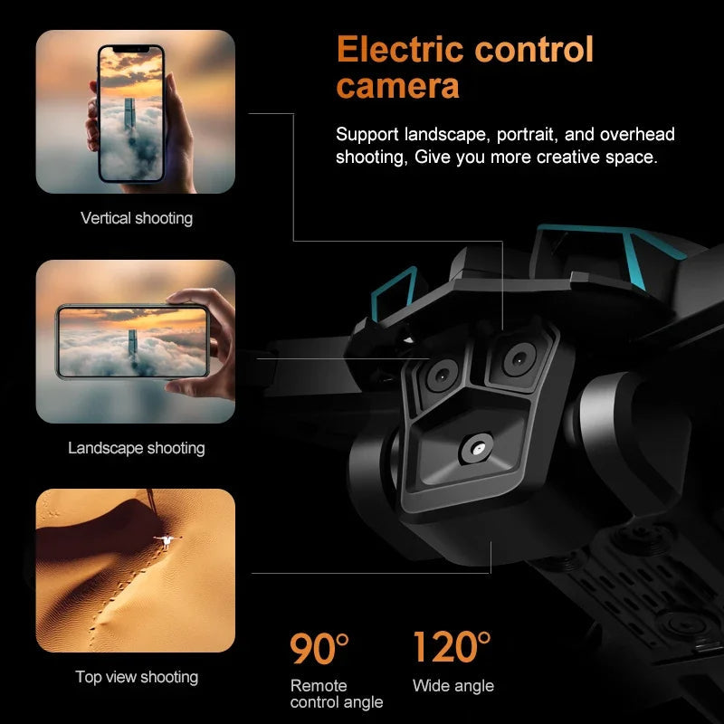 K12 Max 4K HD Brushless Drone with Screen Control