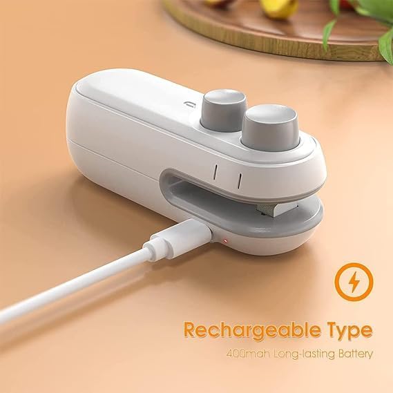 Mini Bag Sealer,2 IN 1 Plastic Sealer & Cutter