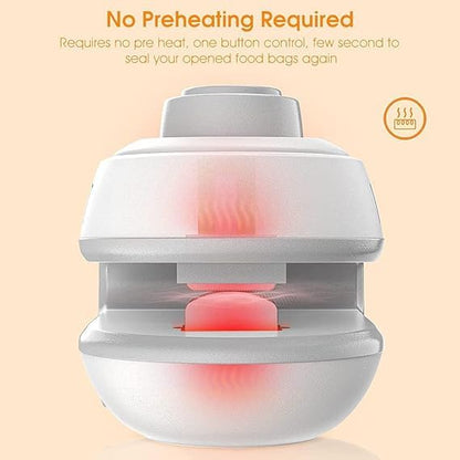 Mini Bag Sealer,2 IN 1 Plastic Sealer & Cutter