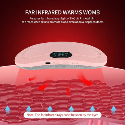 Period Heating Pad for Cramps Massage | وسادة تدفئة لتخفيف التشنجات أثناء الدورة الشهرية