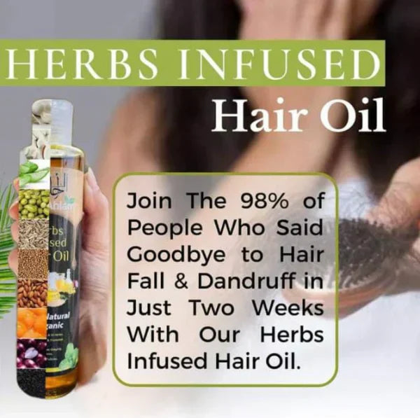 Alif Ahlam Herbs Infused Hair Oil – 200ml