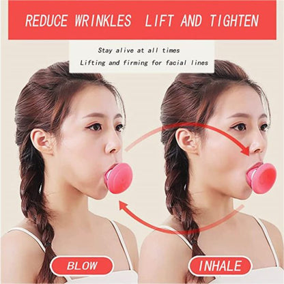 Jawline Exerciser | Double Chin Breathing Exercise Device Jaw Face Slimmer